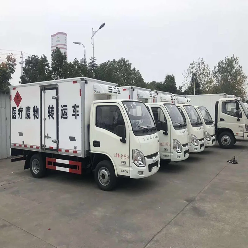 Manufacturer Japan Brand 4x2 Cold Storage Van Refrigerator Truck Medical Refuse Transfer Vehicle Clinical Waste Transfer Vehicle