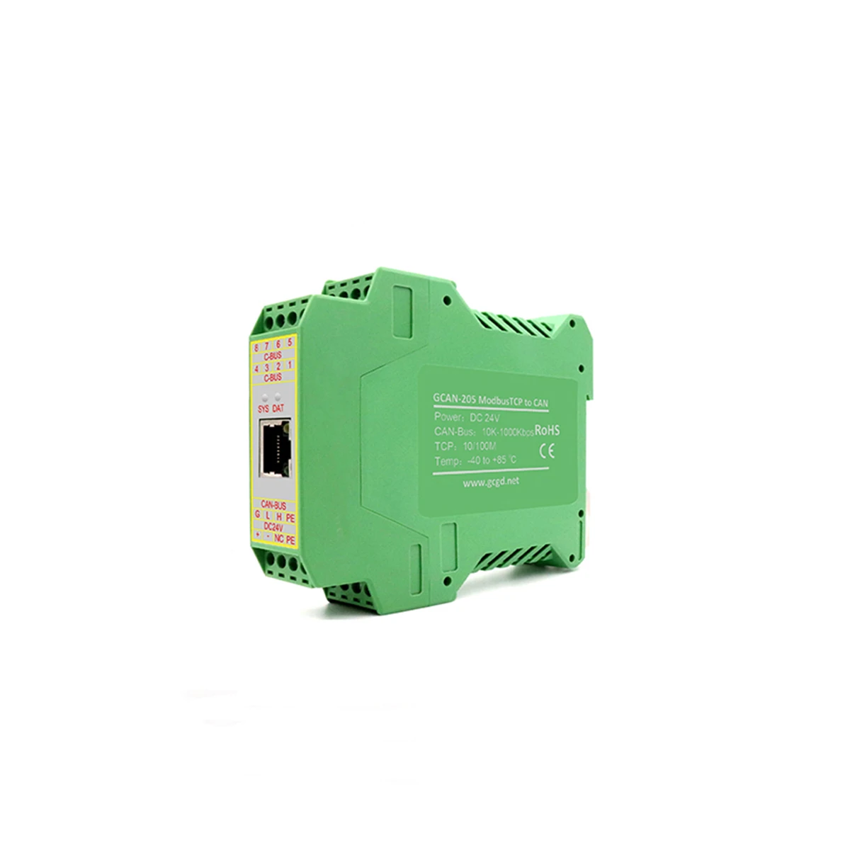 CANbus к Tcp Ethernet CAN Modbus преобразователь промышленного класса шлюзовой адаптер