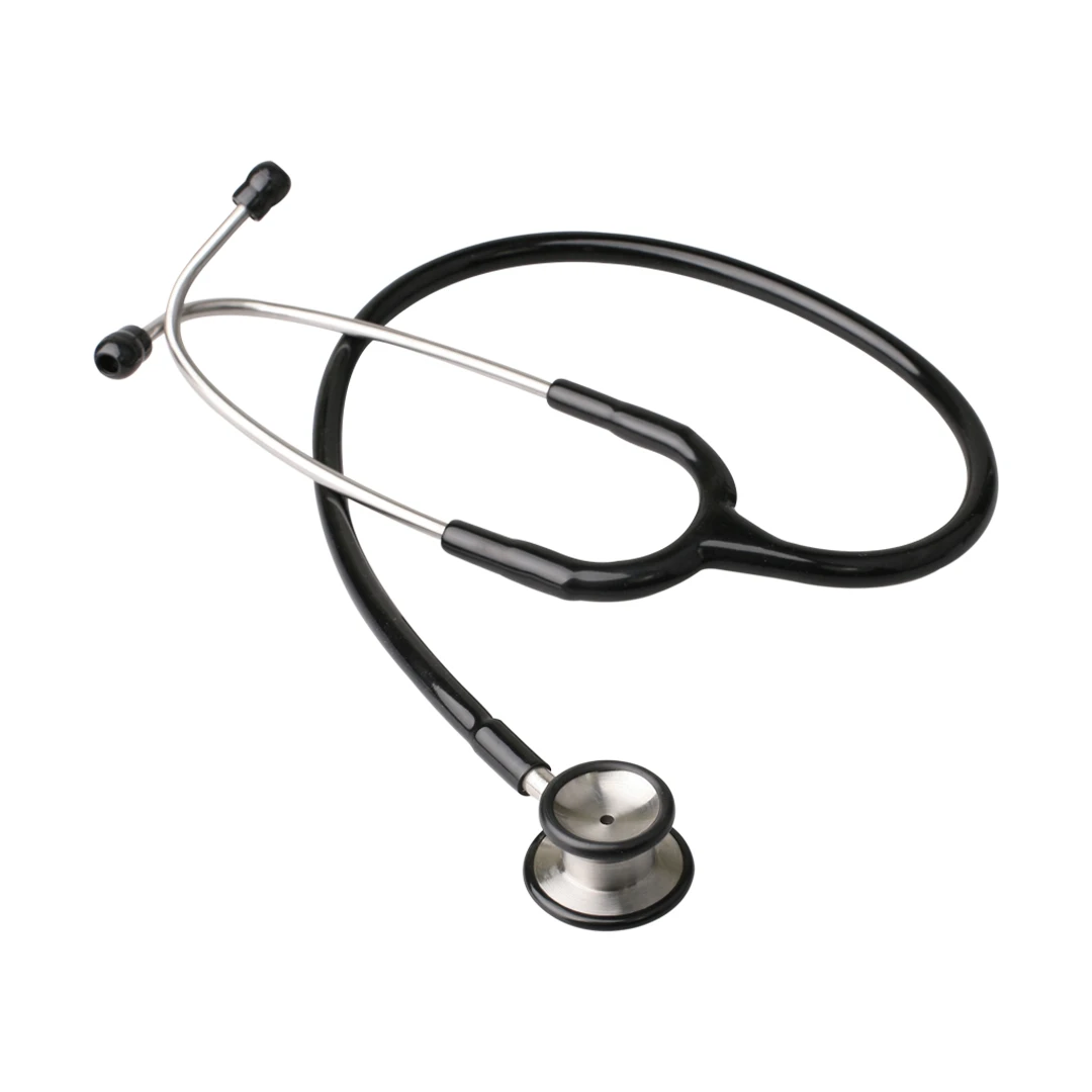 HONSUN HS-30J Medical Premium Dual Head Black Tube Sprague Rappaport Style Stethoscope For Doctors, Nurses and Medical Students