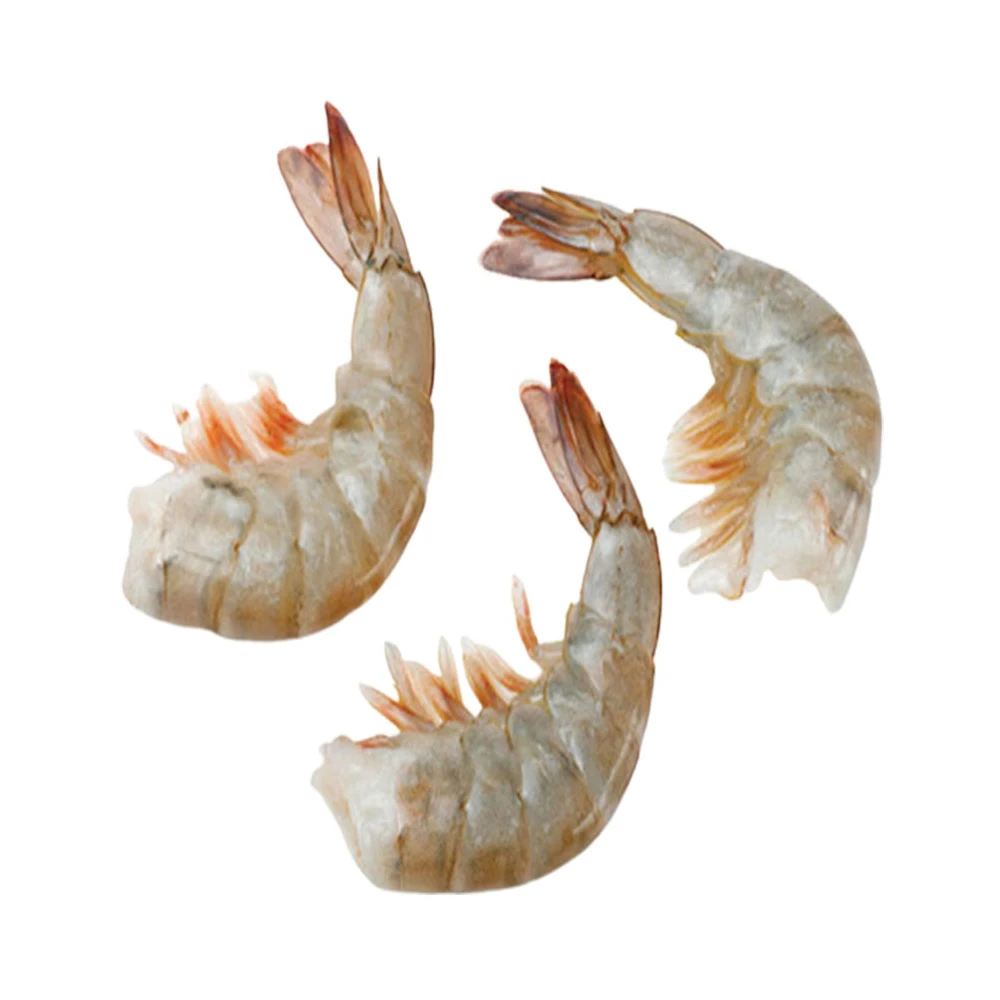
APAC brand block frozen 8/12ct raw headless, shell-on Black Tiger shrimp 