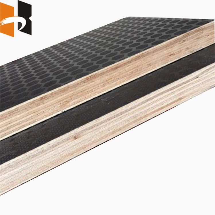 18mm 21mm Laminated WBP Waterproof Marine Anti Slip Film Faced Shuttering Plywood Board