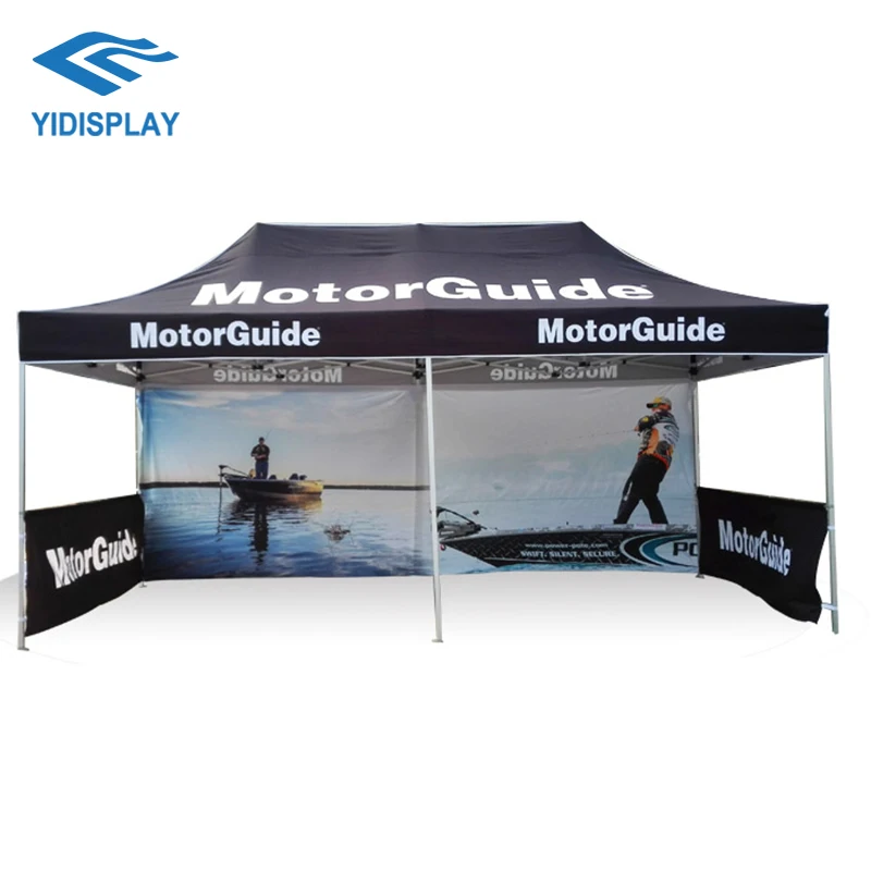 High Quality Custom Wholesale 4X8 6X10 Curved Canopy Wall Pop Up Tent