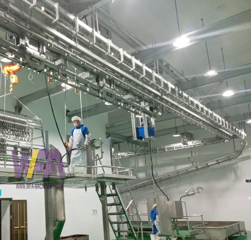 OEM Cattle Slaughtering Equipment Abattoir Machine Carcass Convey Rail Meat Processing Machinery Cow Slaughterhouse Install