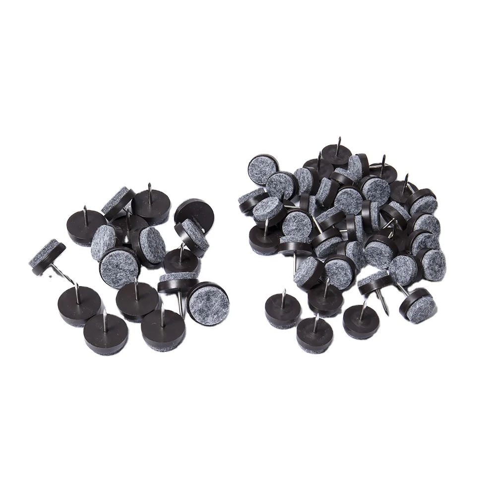 Nail-on Anti-Sliding Felt Pad For Furniture Table Leg Feet Floor Protectors