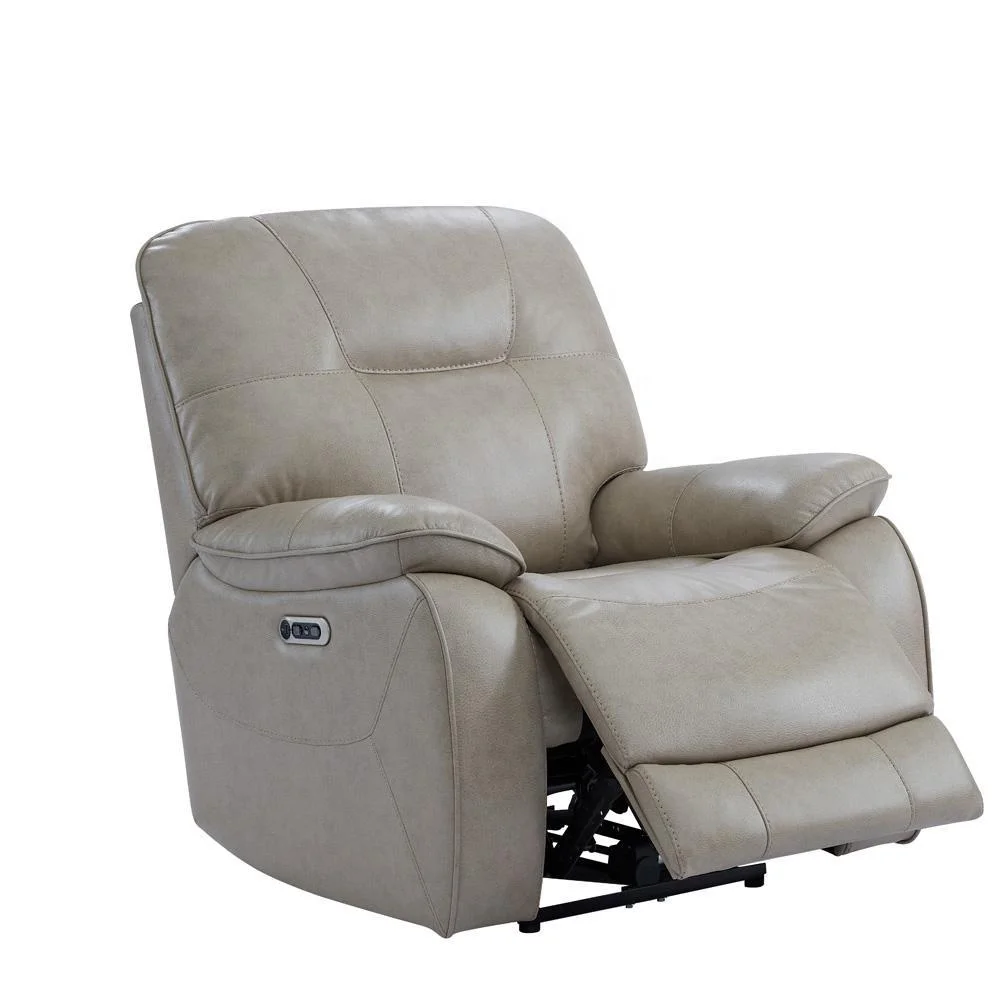 
 Лидер продаж, роскошное кожаное кресло для гостиной бежевого цвета с откидывающейся спинкой  