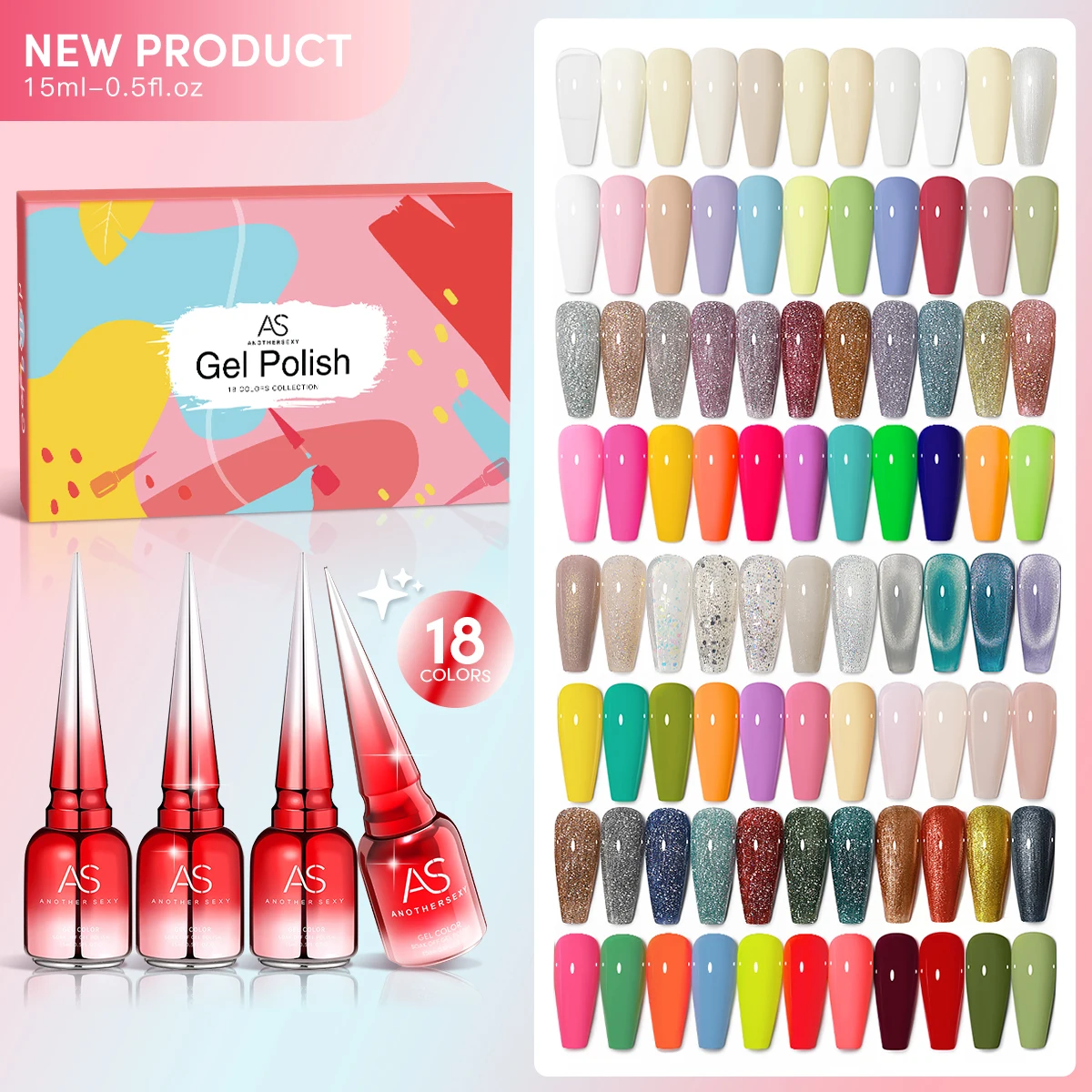 18 colors green series gel nail polish vegan Custom logo private label Semi permanent varnish soak off uv gel nail 15ml polish