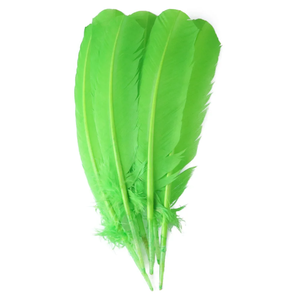 Cheap natural colorful dream catcher feathers for carnival costumes white pink decorative turkey feather