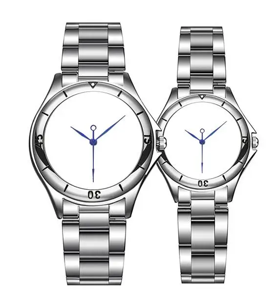 Men's Couples Watch Custom Sublimation Printing Stainless Steel