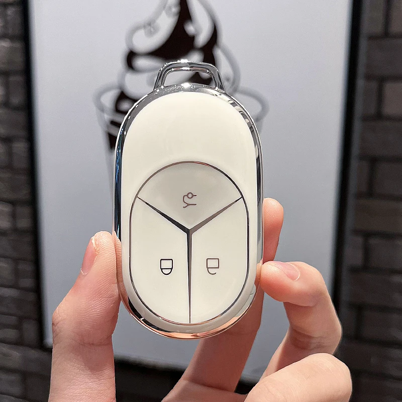 Suitable for NIO ET5 key holder, NIO ET7 car key protection case, buckle, car key remote control decoration