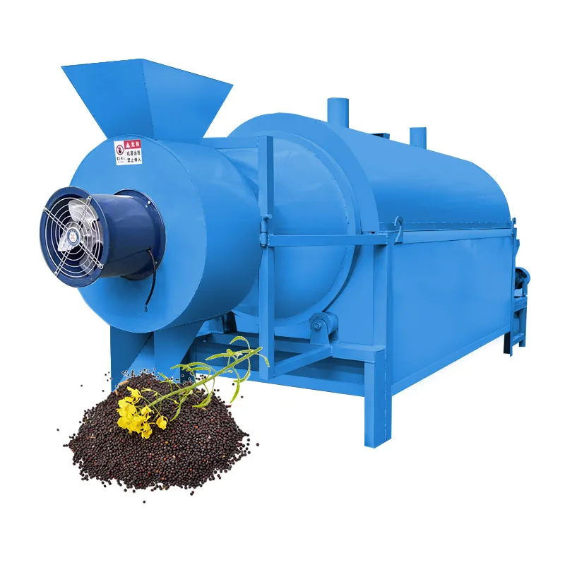 Industrial Pea Drum Dryer Coffee Bean Drum Dryer rotary melon seeds drum dryer