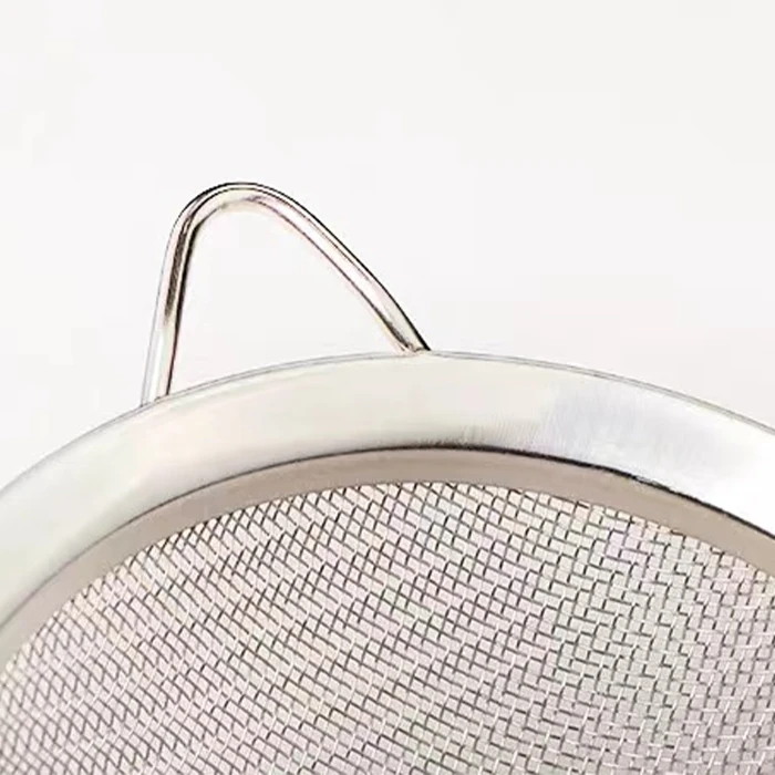 8cm Premium high quality Best For Home Stainless Steel Mesh Colander Fine Mesh Strainer