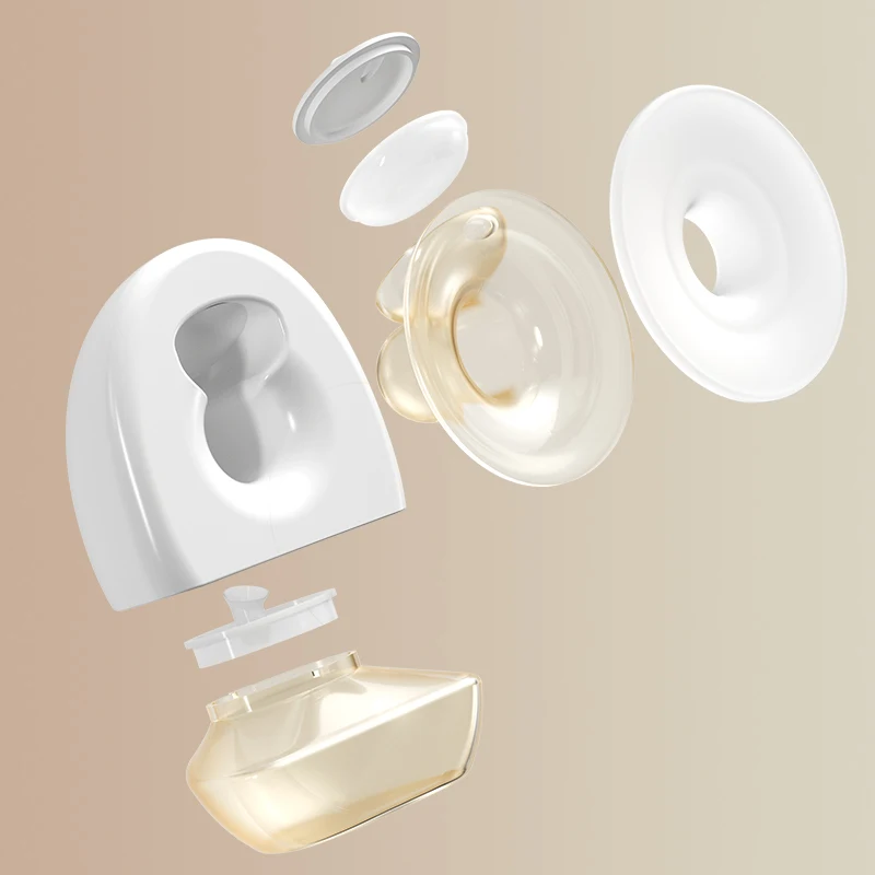 Boboduck 130ml bpa free wireless Handsfree Breast Pump Electric Quiet Hands Free Wearable Breast Feeding Pump