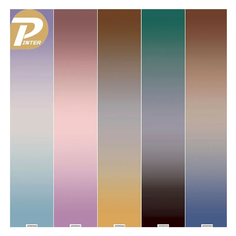 2024 Hot selling  Wholesale Custom Digital Print Ombre Design Satin Silk Fabric for Dress