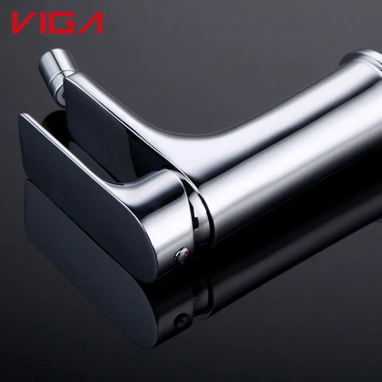 New Design Viga Brass Body Bath Bidet Faucet Mixer Water Saving Basin Tap