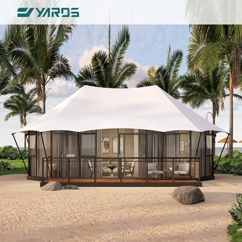 New Style Design Super Long Service Life Quality Frame Structure Glamping Hotel Tent