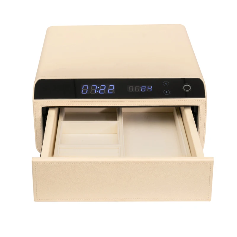 Portable Biological fingerprints safe box commercial safe cash money saving security box