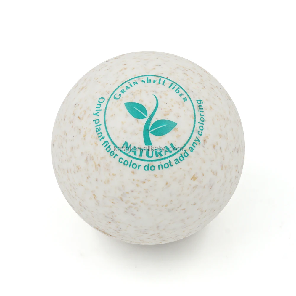 Hot sales grain shell fiber ball Muscle Knot Remover Rubber Ball whole sales massage ball