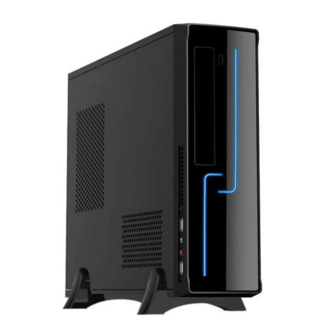 SFX Office Ultra Thin Micro ATX ITX Case Computer Case PC Tower Cabinet With PVC Stand