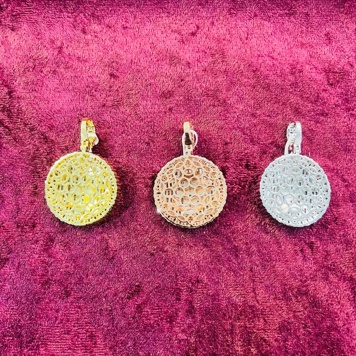 Hip Hop Geometric Round Shaped Money $ Charm Jewelry Iced Out Micro Paved Bling 5A Cubic Zirconia CZ Dollar Pendant