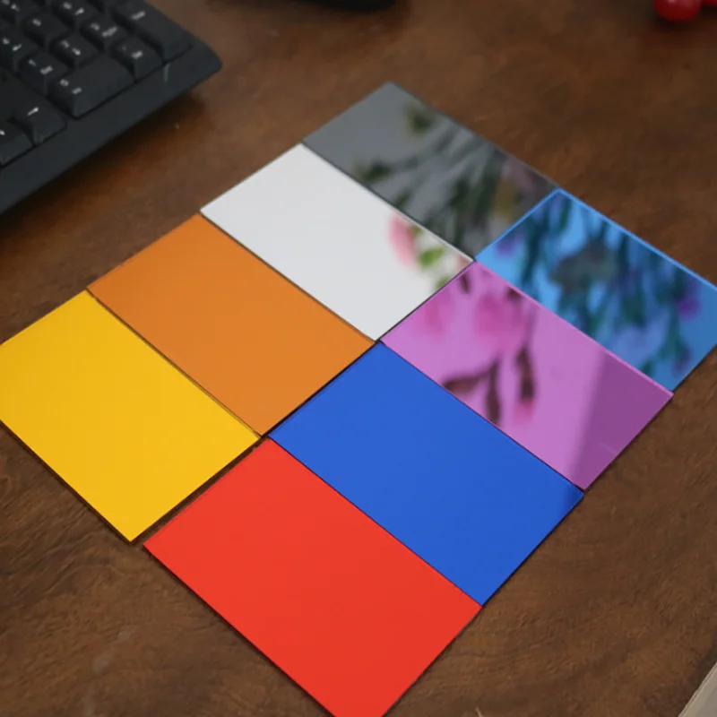 Wholesale Factory Direct Hot Sale One Way Two Way Colored Mirror Glass Sheet