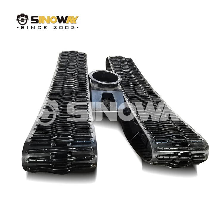 Low Ground Pressure Excavator Undercarriage with Rubber Tracks System On Sale