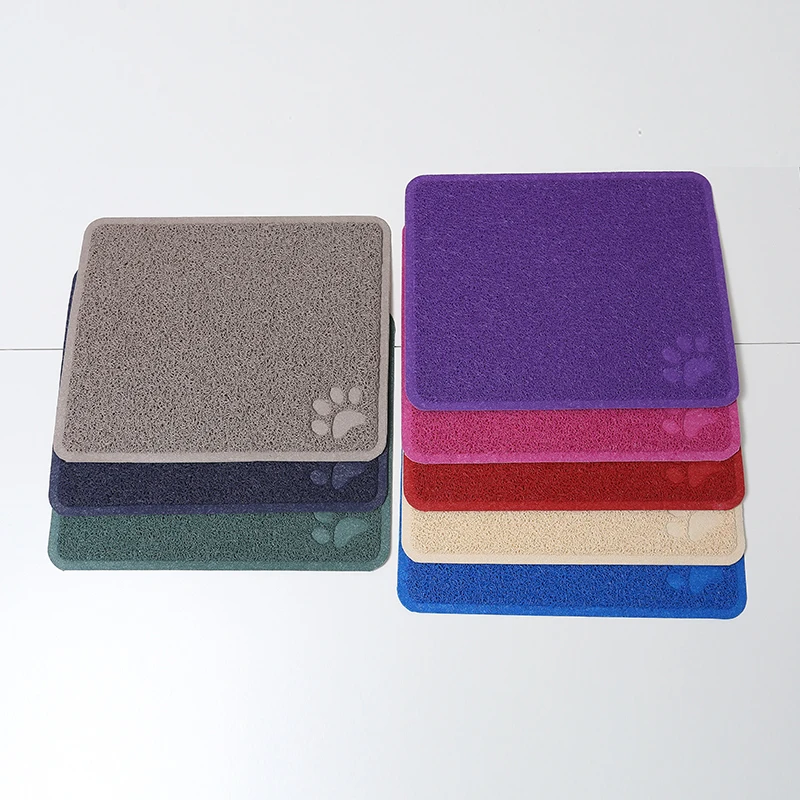 
Customizable pet products rubber pet clean mat large dog cooling mat plastic matting for dog cage waterproof anti slip 