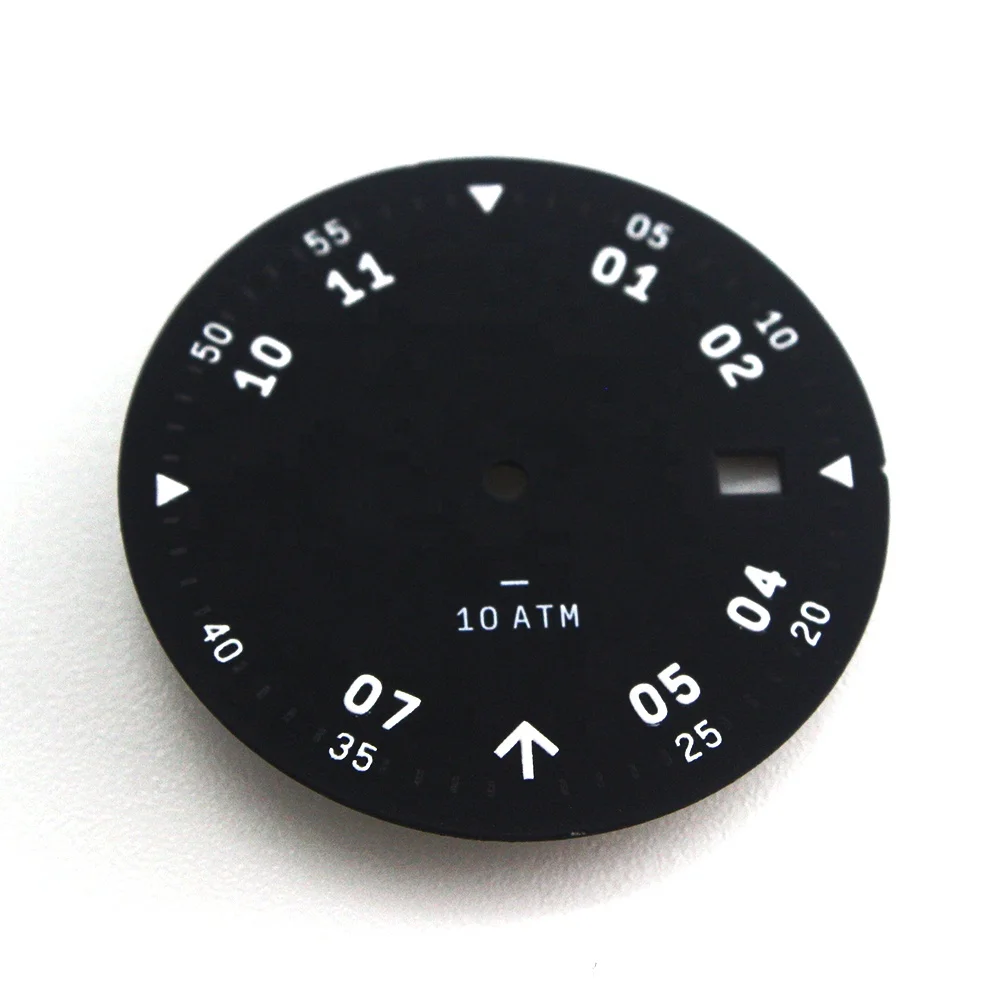 Прямые продажи от поставщика в Шэньчжэне, белые суперсветящиеся наручные часы с большим хронографом и индексом, детали, циферблат, акция на заказ