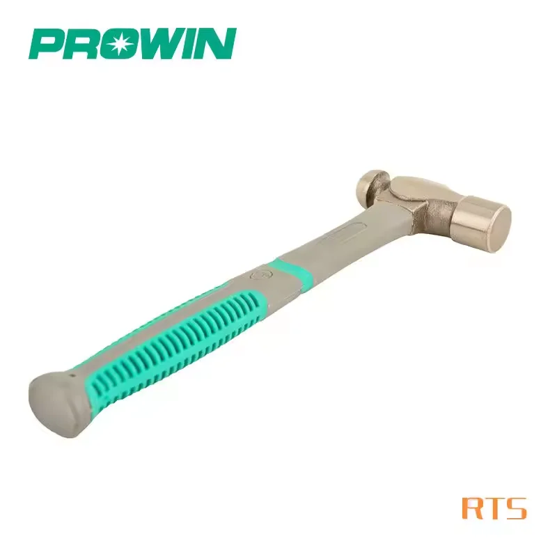 PROWIN Professional Drop-forged Carbon Steel 16oz/24oz Ball Pein Hammer With Fiberglass Handle Round Head Hammer
