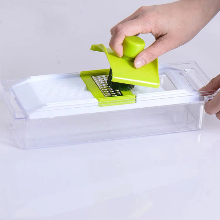 5PCS Home use Kitchen multifunction onion vegetable veggie fruits dicer chopper with container lid