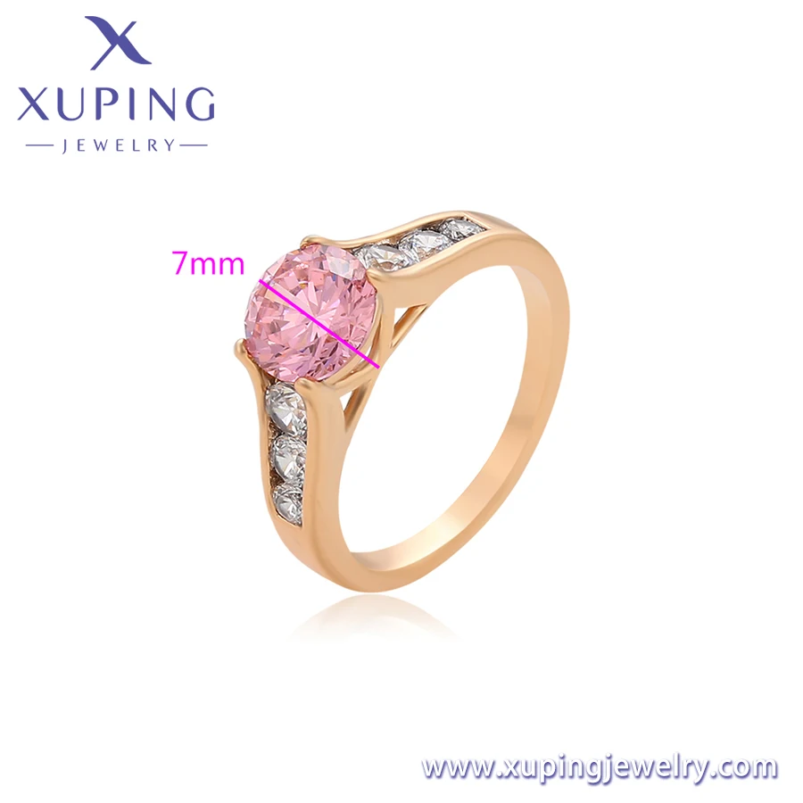 S00041194 XUPING ювелирные изделия 18K золотого цвета модные роскошные элегантные украшения с украшением из страз кольцо для женщин