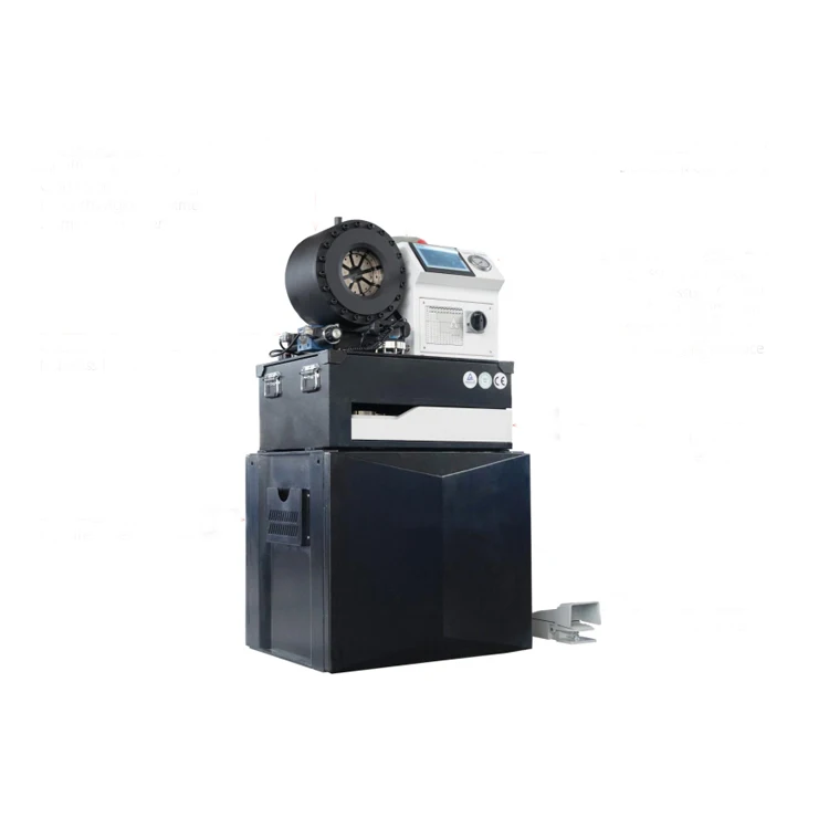 Touch screen high pressure hydraulic hose crimping machine hose crimper