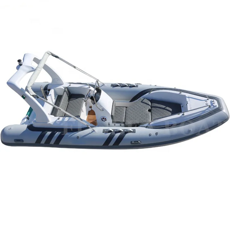 Markdown sale 19ft fiber pvc air tube beach foam decking rib 580 boat with outboard motor