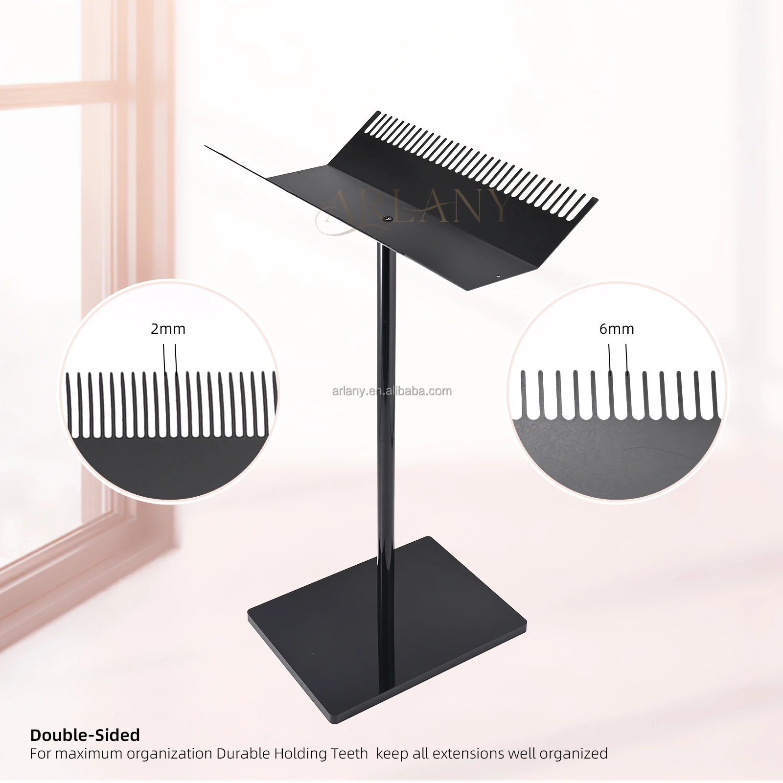 ARLANY Stainless Steel Hair Extension Holder Hair Extension Display Rack Tool for Washing Coloring Drying