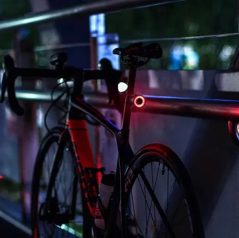 Bicycle Taillight Led Rechargeable Light For Bike Turn Signal Brake Tail