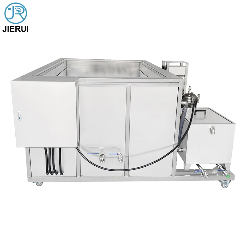 factory customized large scale 2000l single tank SUS304/316 filter ultrasonic cleaner bath for small engine auto parts
