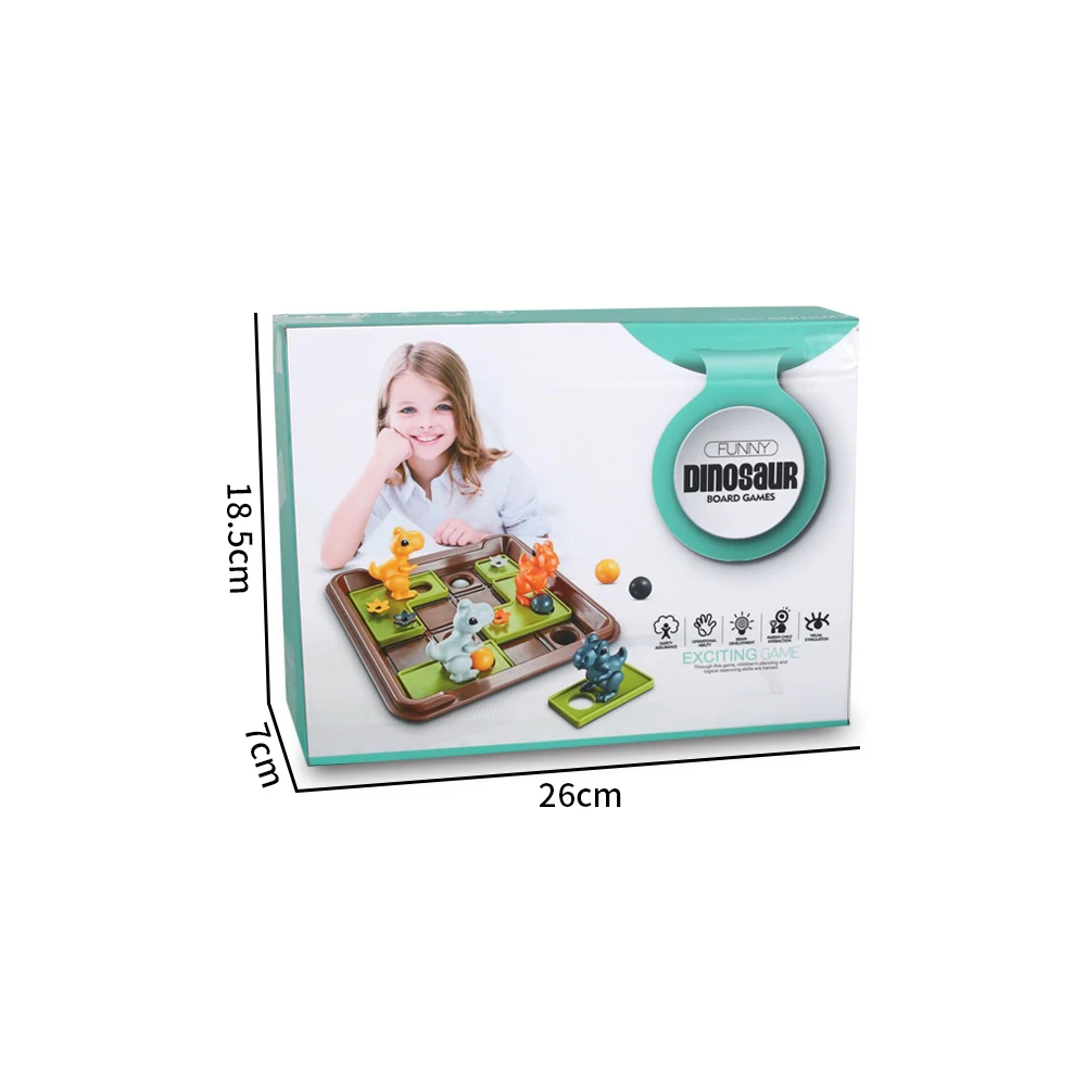 Educational play set toy dinosaur board games for children