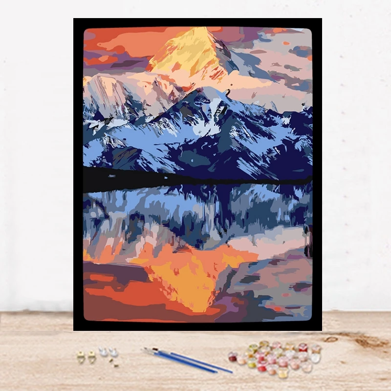 DIY High quality custom handmade oil painting from digital photo for bedroom wall art home decor