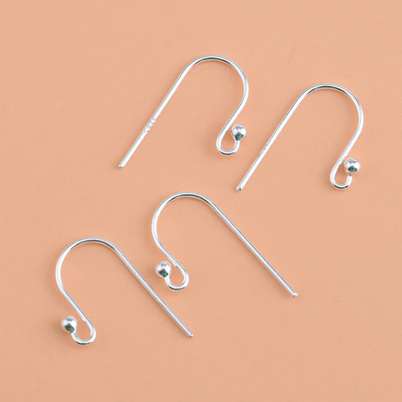 925 sterling silver DIY Jewelry accessory S925 earring hook to make earrings sterling silver ear hooks