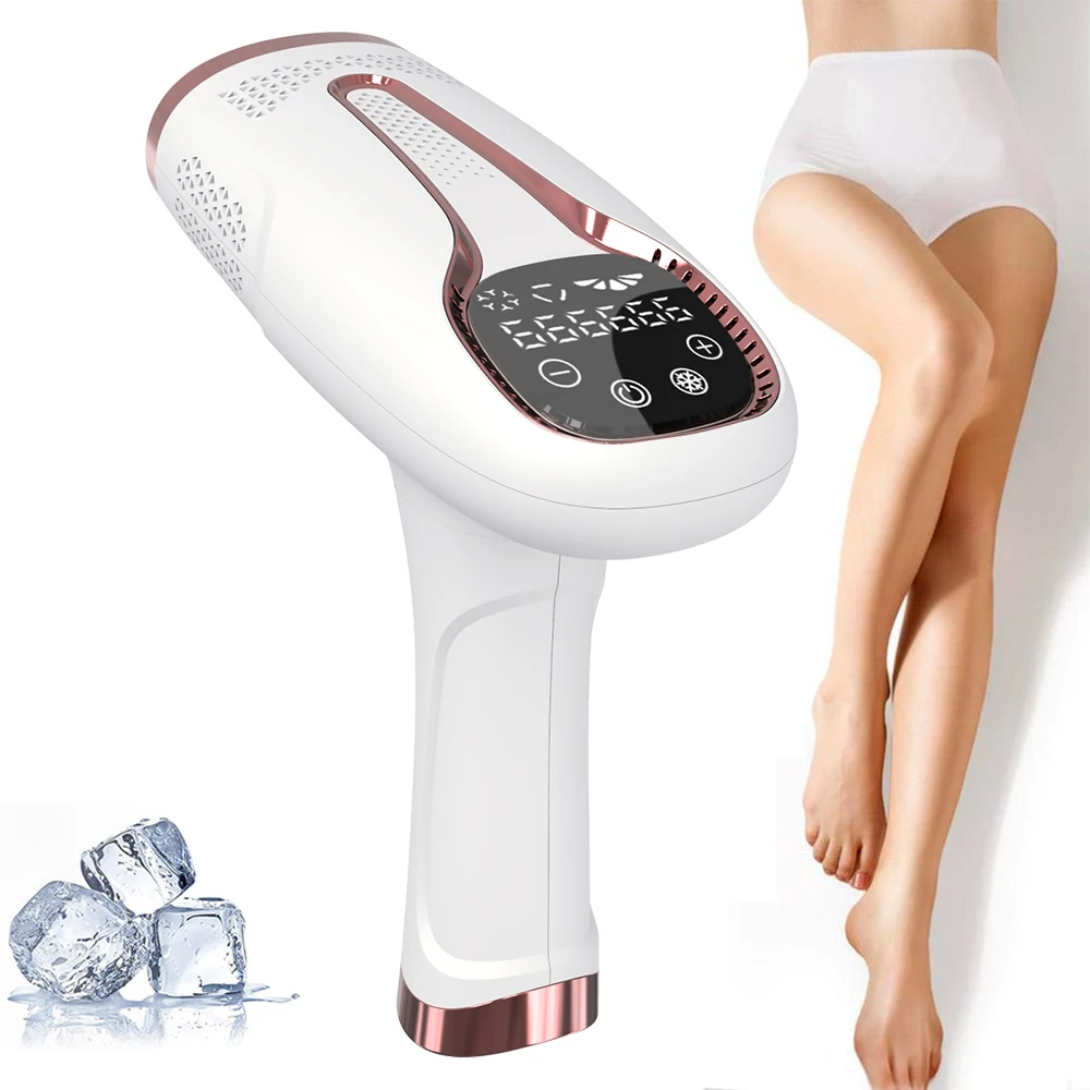 Laser Hair Removal for Women and Men IPL Hair Remover Facial Whole Body Machine Permanent Painless Device at Home 999,999 Flash