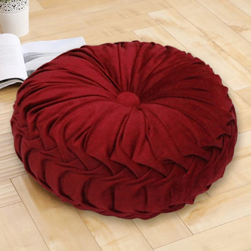 Stocked Tire Shaped Floor Pillow Cushion Wholesale Microfiber Comfortable Floor Cushion