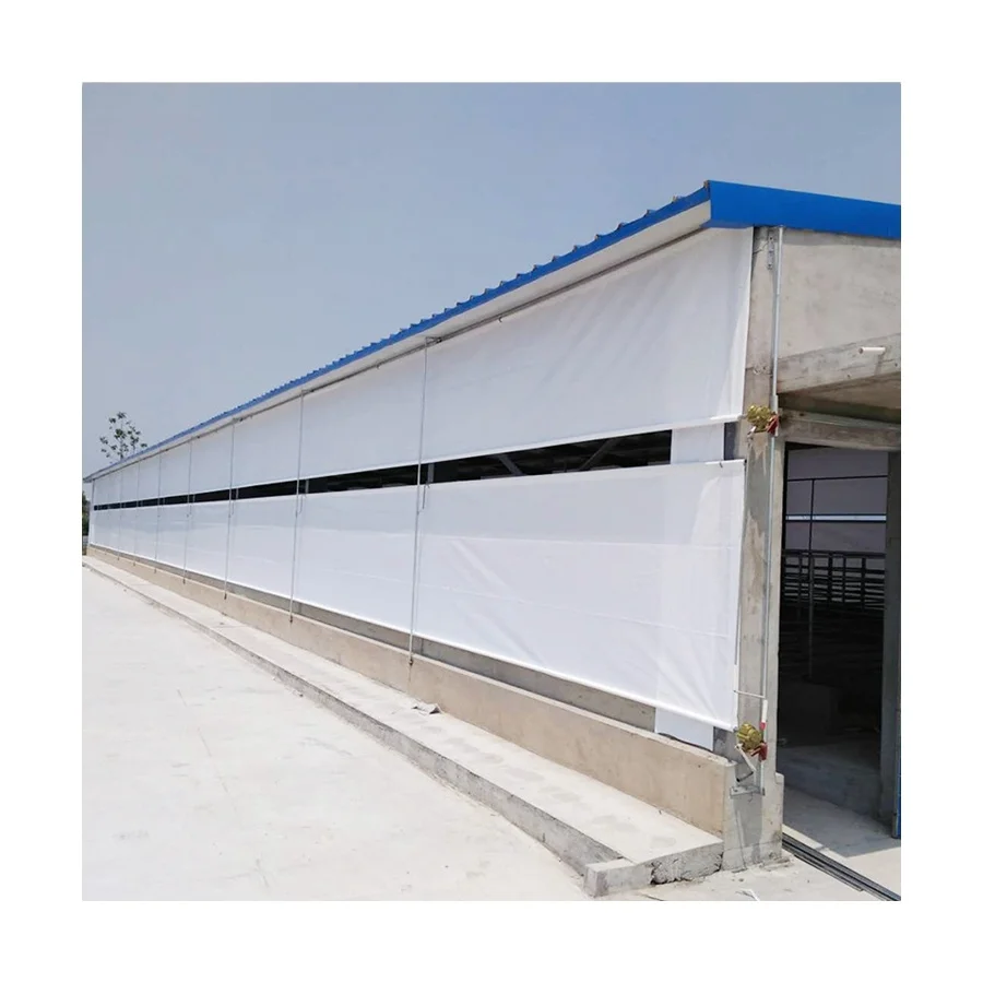 PVC Tarpaulin Roll Down Pvc Curtains For Chicken Poultry Houses