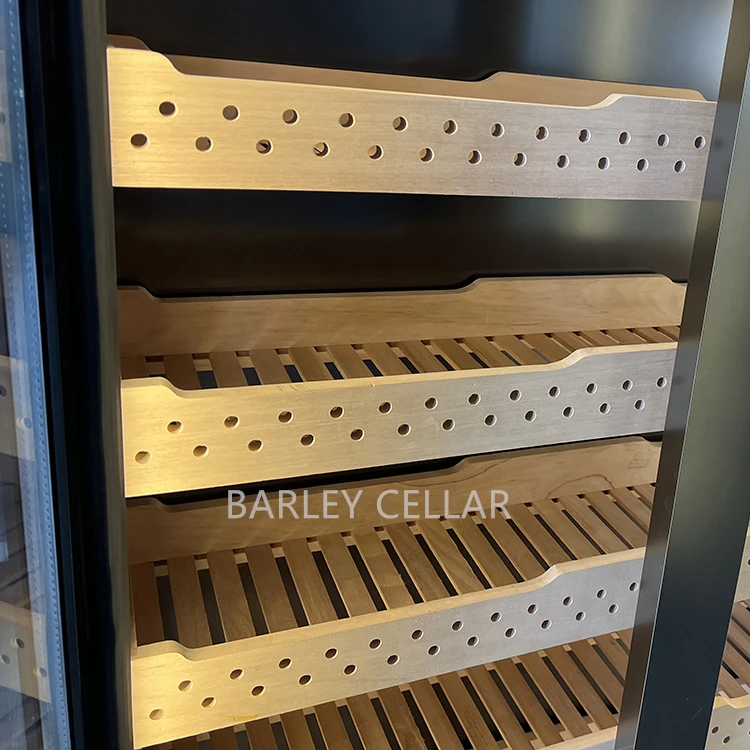 BARLEY cellar custom low noise inverter compressor cooling commercial cigar humidors