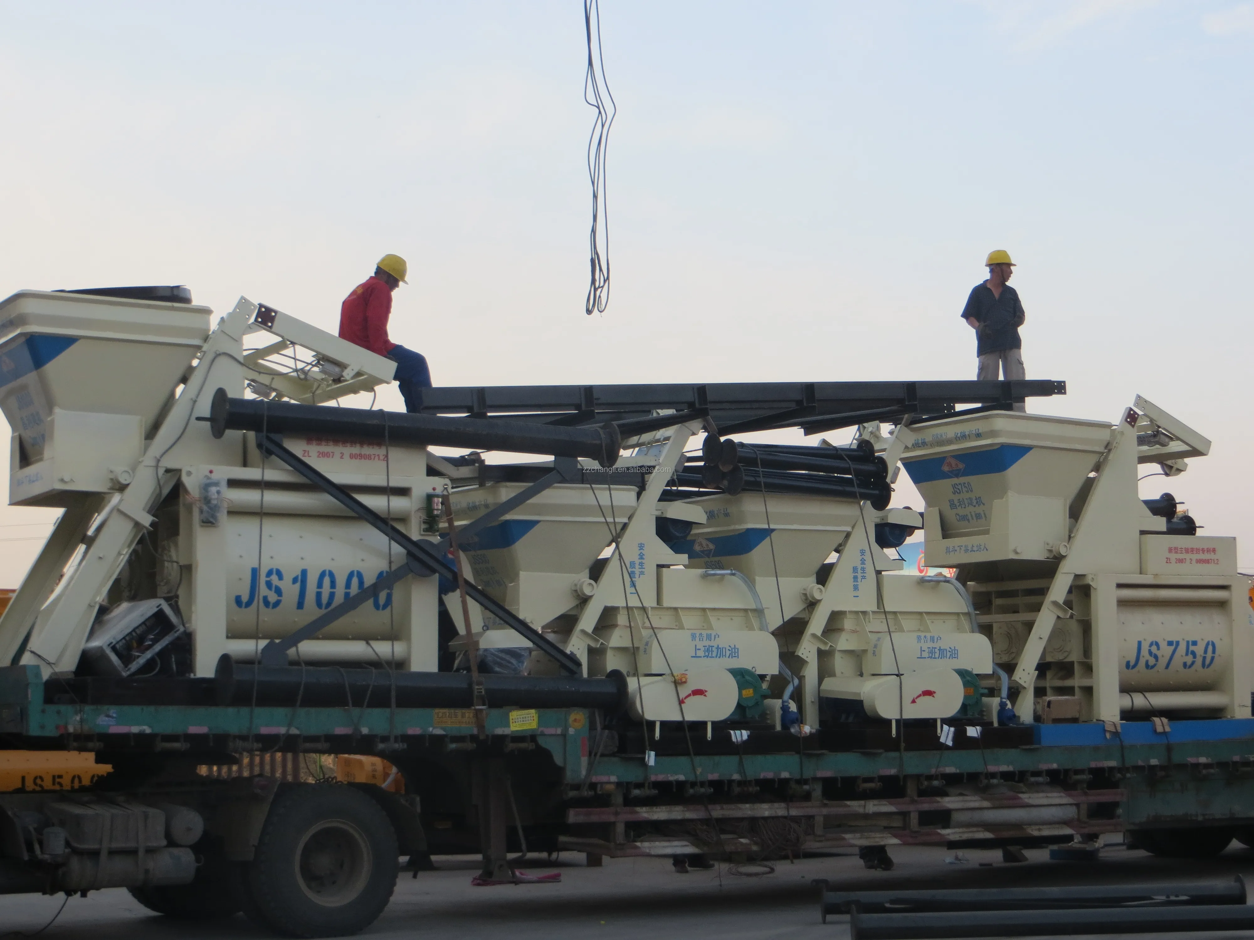 High Quality JS1500  Diesel Concrete Mixer Electric Concrete Mixer Big Concrete Feed Mixer