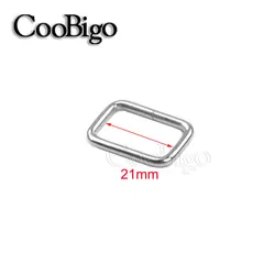Rectangle D Ring Clasp Buckle Metal Loop Adjustable Handbag Belt Bag Webbing Strap Fastener Pet Collar DIY Craft Accessories