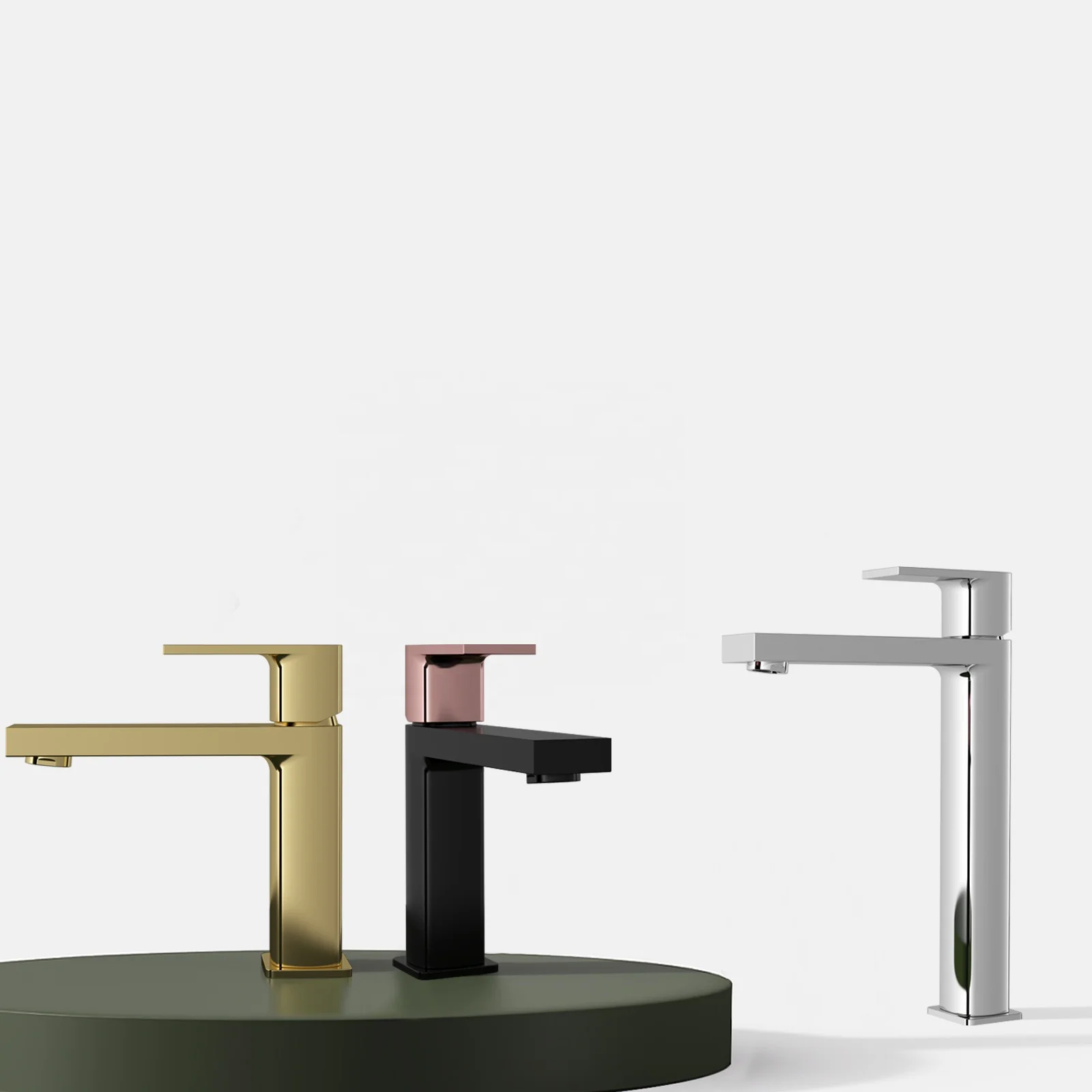 Sink Basin Water Tap High Neck Basin Mixer Tap Water Faucet Brass Single Level Rose Gold And Black Basin Mixer For Bathroom