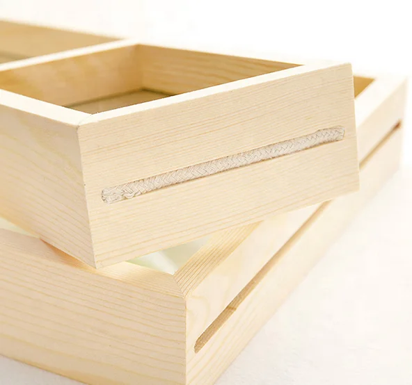 Unfinished Pine Wood Photo Frame Wooden Picture Frames Table Display Double Side Pressed Flower Frames