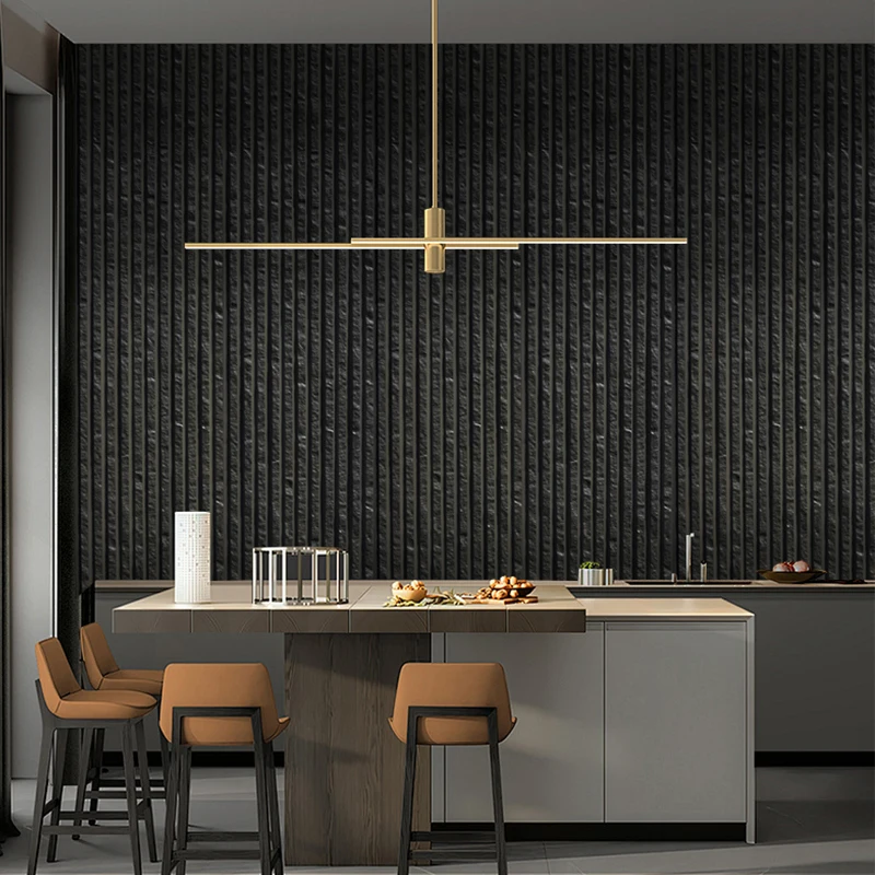 Hight quality Faux Artificial big slab  PU fluted square grille stone Polyurethane foam wall panel building materials