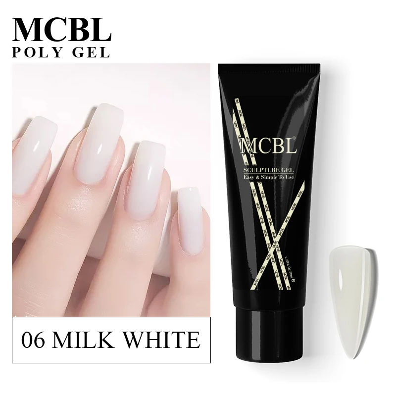 Poly Fast Building Gel 30ml Tube Packing Nail Extension Gel UV Nail Art Beauty Gel