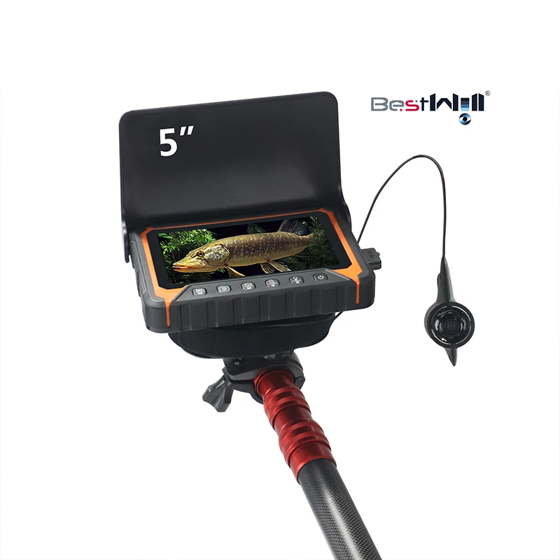 CR110-5HBS Bestwill brand fishing camera ice fishing DVR optional with mount