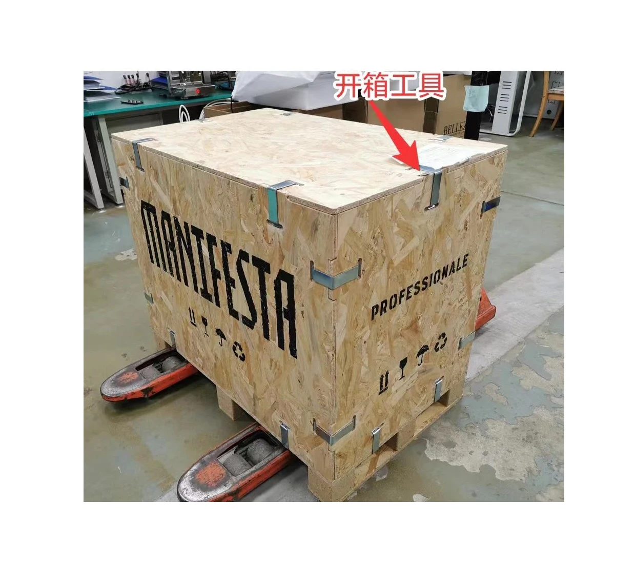 Outer plywood packing cases Strong packing crates with custom logo from Chinese Factory